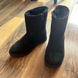 Cat & Jack Black Boots with Textured Sole